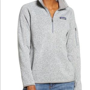 Patagonia Better Sweater Grey Quarter Zip Medium